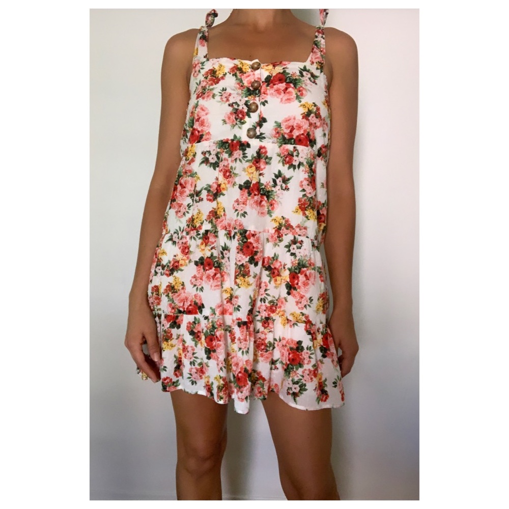 Sézane floral dress